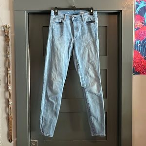 Gap White-Washed Skinny Jeans